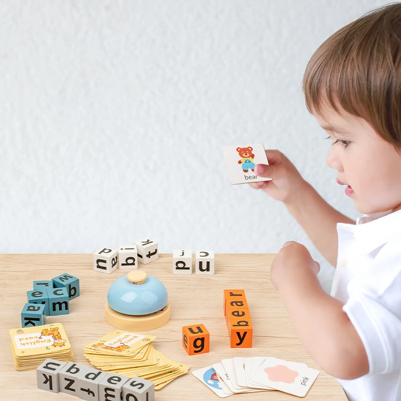 Montessori Wooden Spelling Game