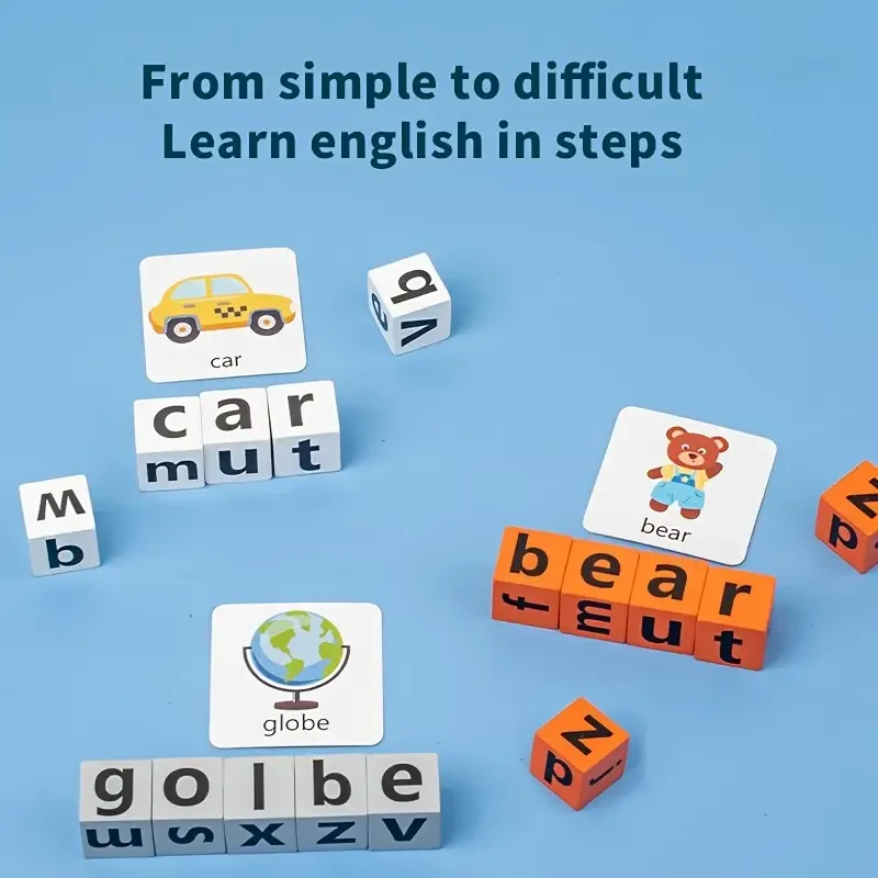 Montessori Wooden Spelling Game
