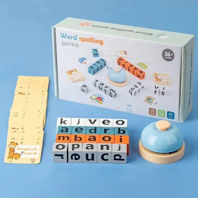 Montessori Wooden Spelling Game