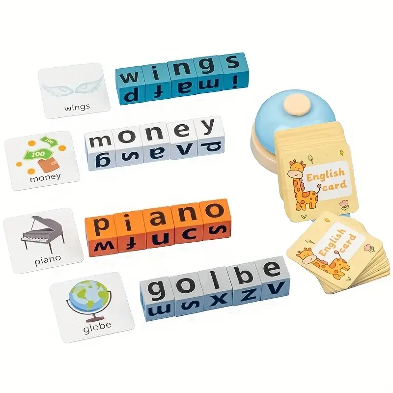 Montessori Wooden Spelling Game