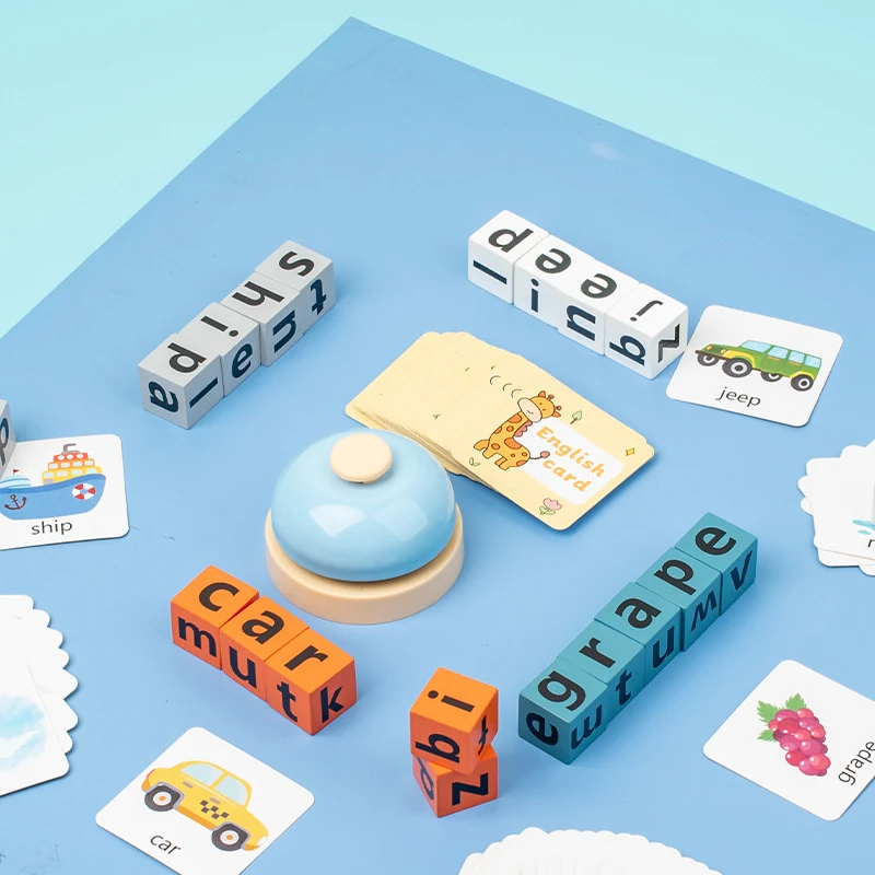 Montessori Wooden Spelling Game