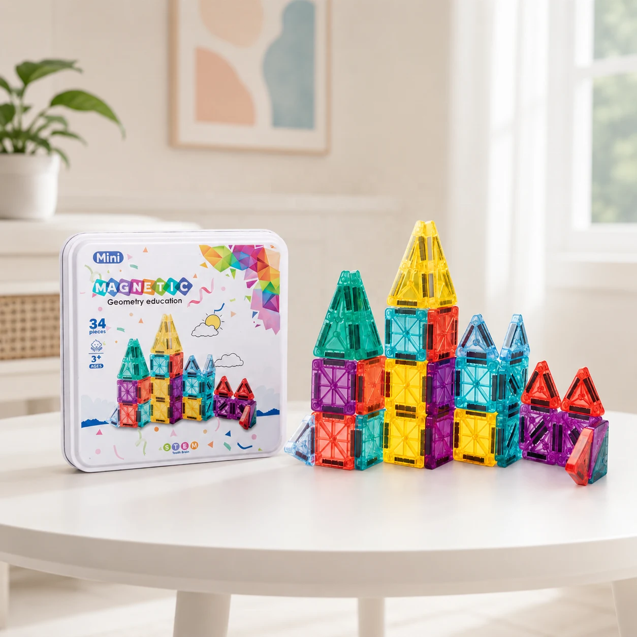 Mini Magnetic Building Blocks - 32 PCS/49 PCS